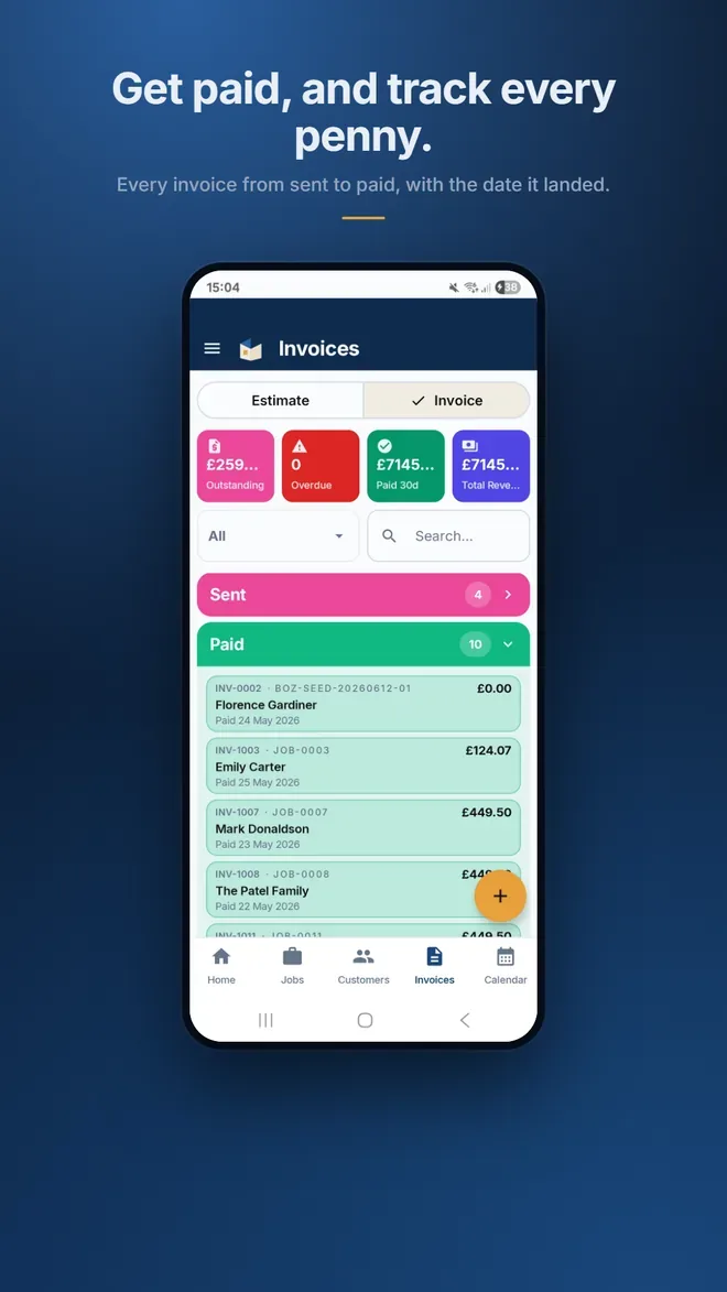 Invoices in TradeLinkers